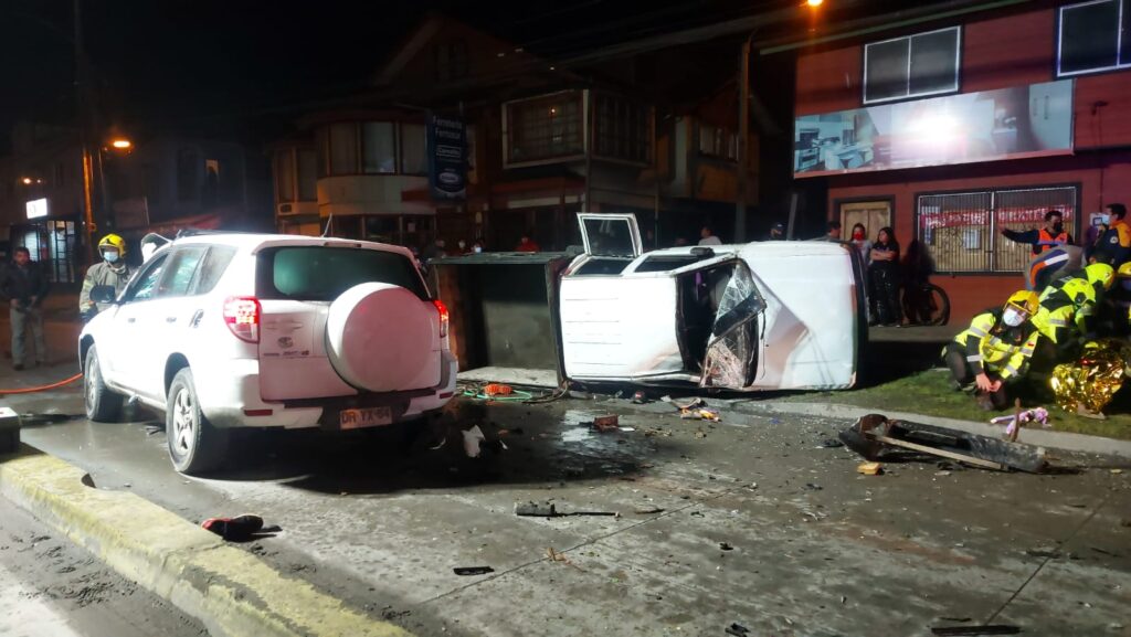 accidente transito quellon